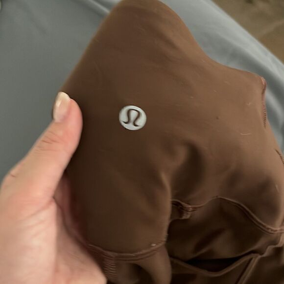 Lululemon align crops with pockets sz 0 Java NWT - Picture 6 of 7